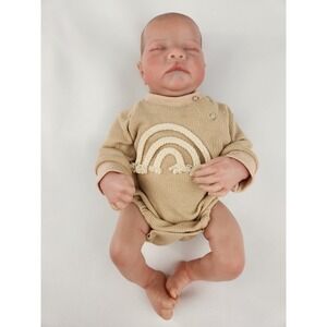Reborn Baby Doll Lifelike Baby Dolls Realistic Eyelashes‎ Outfit